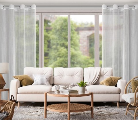 FIRANA GOTOWA ADRI1 140 X 250 CM BIAŁY