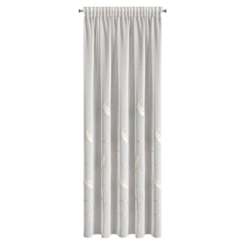 FIRANA GOTOWA AURELIA NA TAŚMIE 140 X 270 CM KREMOWY