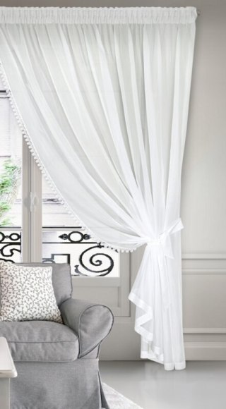 FIRANA GOTOWA DEK 240 X 250 CM KREMOWY