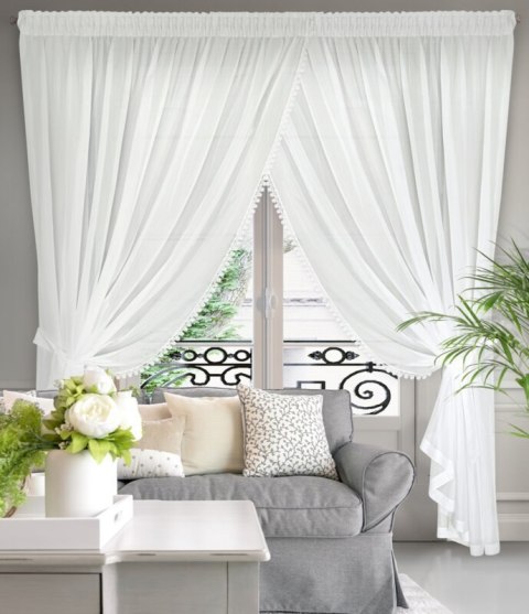 FIRANA GOTOWA DEK 300 X 250 CM KREMOWY