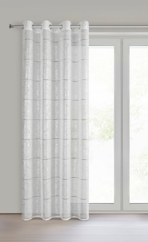 FIRANA GOTOWA KATY 140 X 250 CM BIAŁY