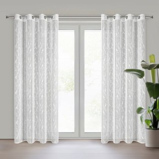 FIRANA GOTOWA MELODY 140 X 250 CM BIAŁY