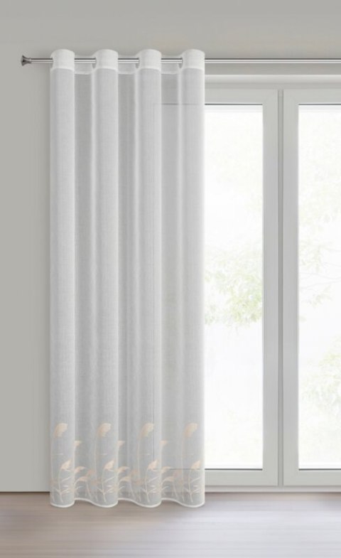 FIRANA GOTOWA TASHA 140 X 250 CM BIAŁY