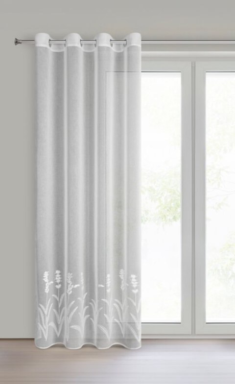 FIRANA GOTOWA TONYA 140 X 250 CM BIAŁY