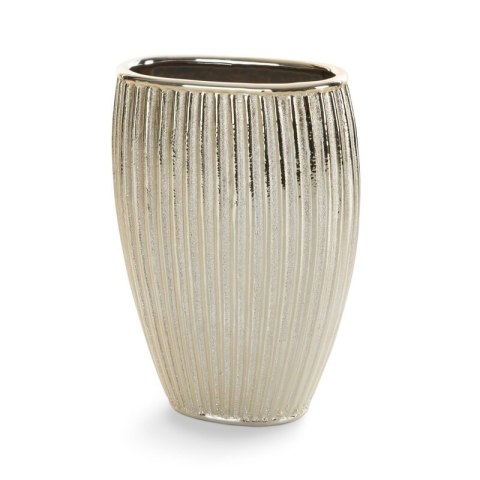 WAZON DEKORACYJNY OMIKA (01) 15 X 7 X 20 CM SZAMPAŃSKI