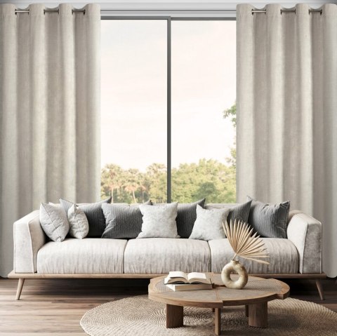 ZASŁONA GOTOWA NILO 140 X 250 CM BEŻOWY