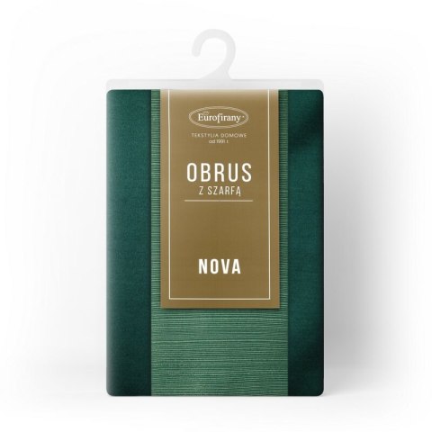 OBRUS GLAMO 140 X 220 CM ZIELONY