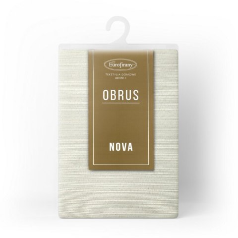 OBRUS GLAMO 140 X 300 CM BEŻOWY