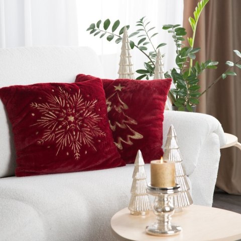 POSZEWKA ŚWIĄTECZNY 119 A 45 X 45 CM JASNOBRĄZOWY