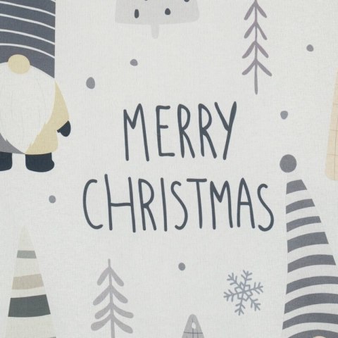 ŚWIĄTECZNY KOMPLET POŚCIELI DWARF 160 X 200 CM BIAŁY