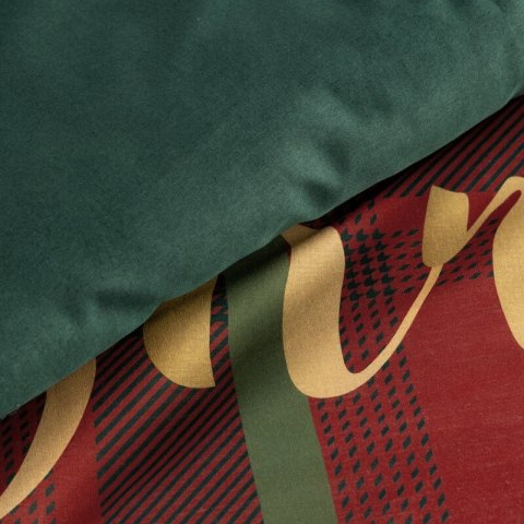 ŚWIĄTECZNY KOMPLET POŚCIELI ESTRELLA 140 X 200 CM CZERWONY