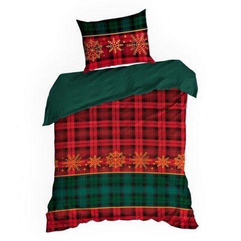 ŚWIĄTECZNY KOMPLET POŚCIELI GLORY 160 X 200 CM CZERWONY