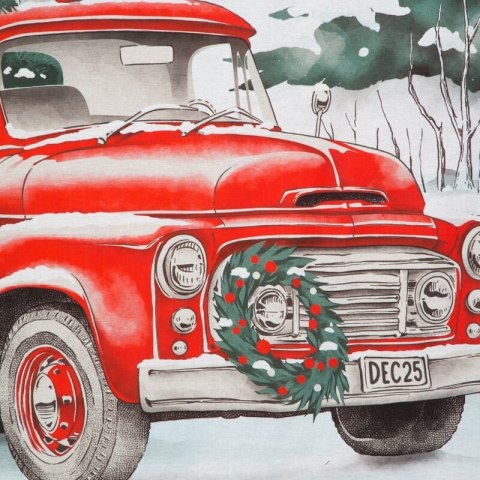 ŚWIĄTECZNY KOMPLET POŚCIELI XMAS 140 X 200 CM CZERWONY