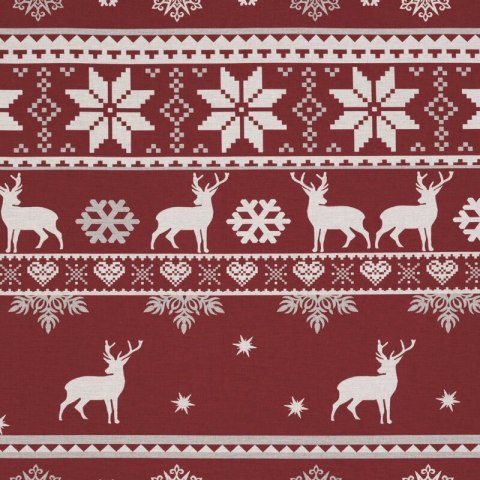 ŚWIĄTECZNY KOMPLET POŚCIELI OSLO 220 X 200 CM CZERWONY