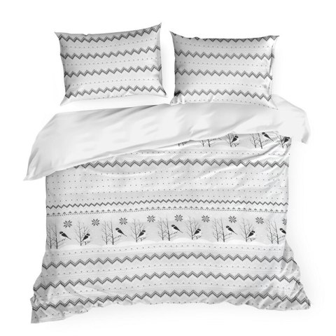 ŚWIĄTECZNY KOMPLET POŚCIELI TASHA 220 X 200 CM BIAŁY