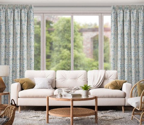 ZASŁONA GOTOWA ASHLEY NA TAŚMIE 135 X 270 CM BIAŁY