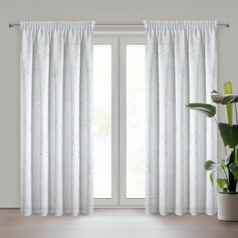 ZASŁONA GOTOWA MARLENE NA TAŚMIE 140 X 270 CM BIAŁY