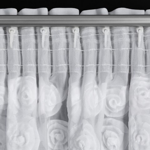 FIRANA GOTOWA DIANA 3 NA TAŚMIE 140 X 270 CM BIAŁY