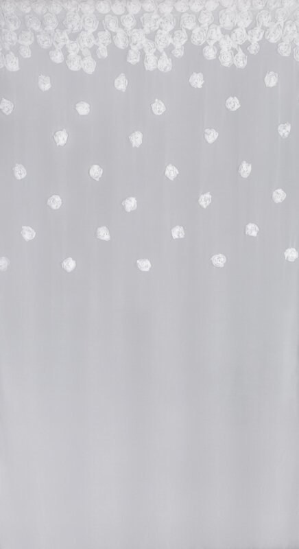 FIRANA GOTOWA DIANA 3 NA TAŚMIE 140 X 270 CM BIAŁY