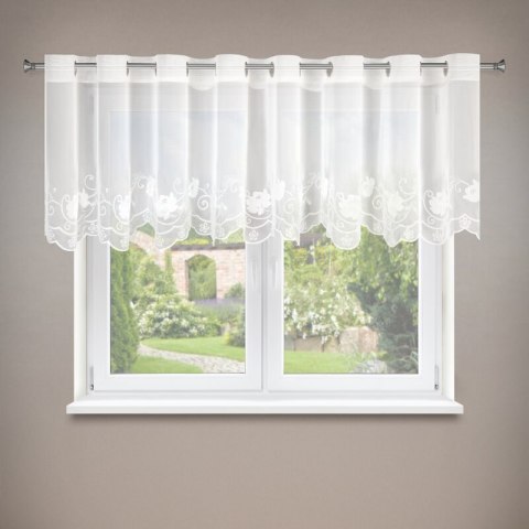 FIRANA GOTOWA LETI 350 X 70 CM BIAŁY