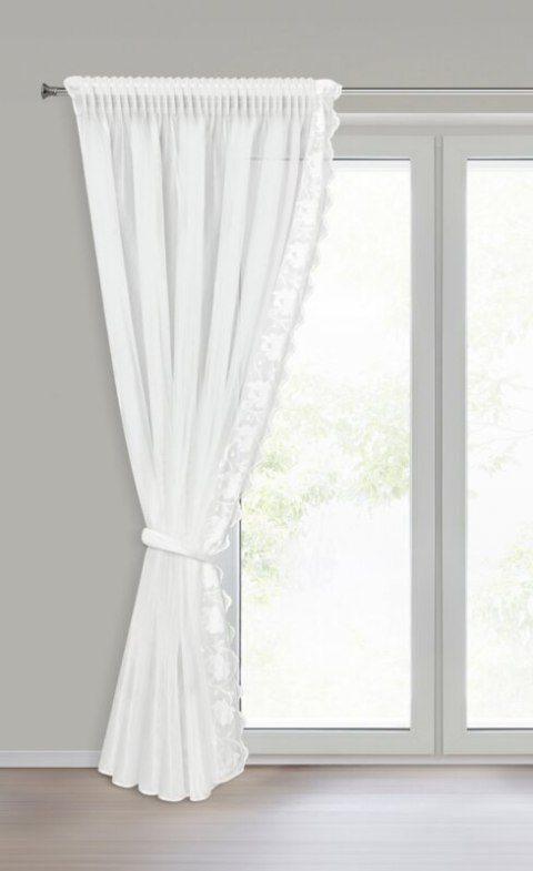 FIRANA GOTOWA LETI NA TAŚMIE 140 X 270 CM BIAŁY