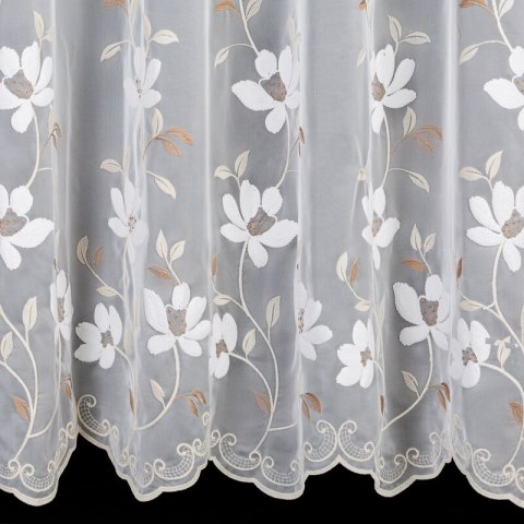 FIRANA GOTOWA SANDI 350 X 250 CM BIAŁY