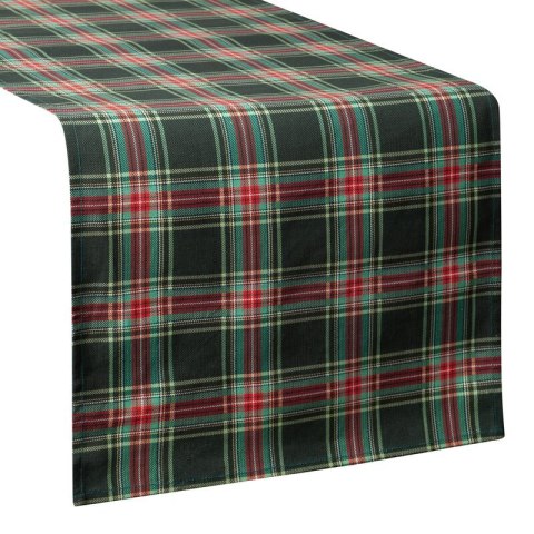 OBRUS ŚWIĄTECZNY AURORA 40 X 180 CM CZERWONY