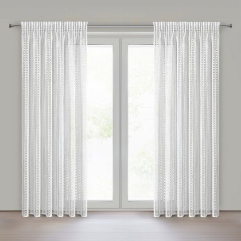 ZASŁONA GOTOWA BONITA NA TAŚMIE 140 X 270 CM BIAŁY