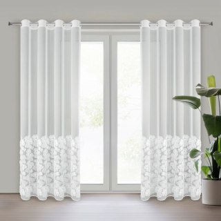 ZASŁONA GOTOWA JASMIN 2 140 X 250 CM BIAŁY