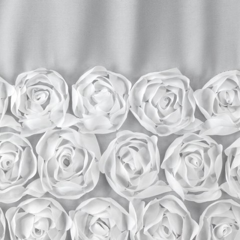 ZASŁONA GOTOWA ROSES 7 350 X 250 CM BIAŁY