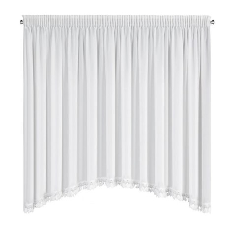 FIRANA GOTOWA LORETA 2 NA TAŚMIE 400 X 160 CM BIAŁY