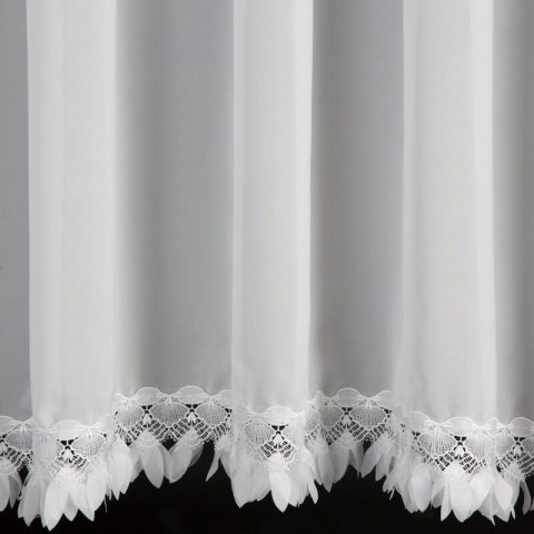 FIRANA GOTOWA LORETA 2 NA TAŚMIE 400 X 160 CM BIAŁY