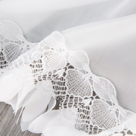 FIRANA GOTOWA LORETA 2 NA TAŚMIE 400 X 160 CM BIAŁY