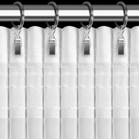 FIRANA GOTOWA LORETA 2 NA TAŚMIE 400 X 160 CM BIAŁY