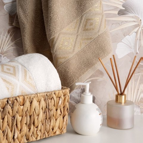 RĘCZNIK AZARI (01) 70 X 140 CM KREMOWY