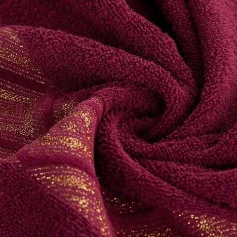 RĘCZNIK AZARI (04) 50 X 90 CM BORDOWY