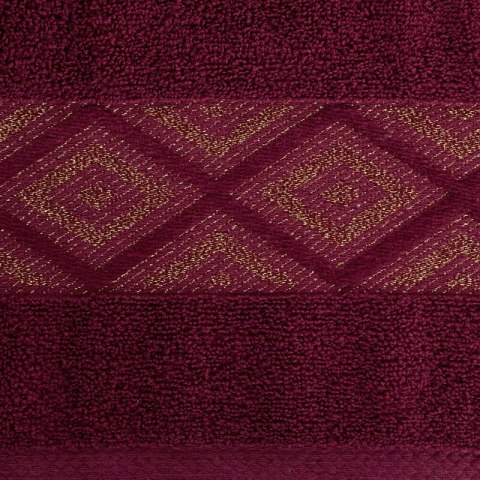 RĘCZNIK AZARI (04) 70 X 140 CM BORDOWY