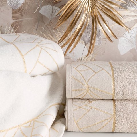 RĘCZNIK CLEO (02) 50 X 90 CM SREBRNY