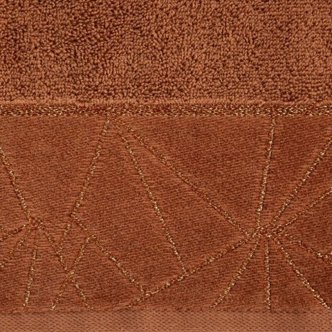 RĘCZNIK CLEO (05) 70 X 140 CM CEGLASTY