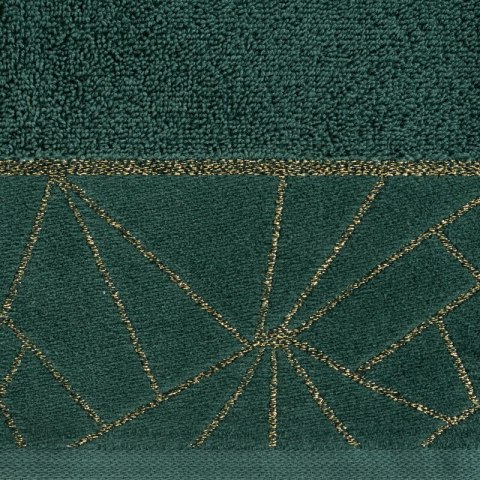 RĘCZNIK CLEO (06) 70 X 140 CM CIEMNOZIELONY