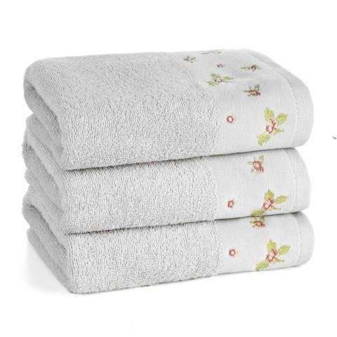 RĘCZNIK DALIA (02) 50 X 90 CM SREBRNY