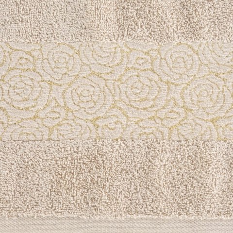RĘCZNIK IRIS (03) 50 X 90 CM BEŻOWY