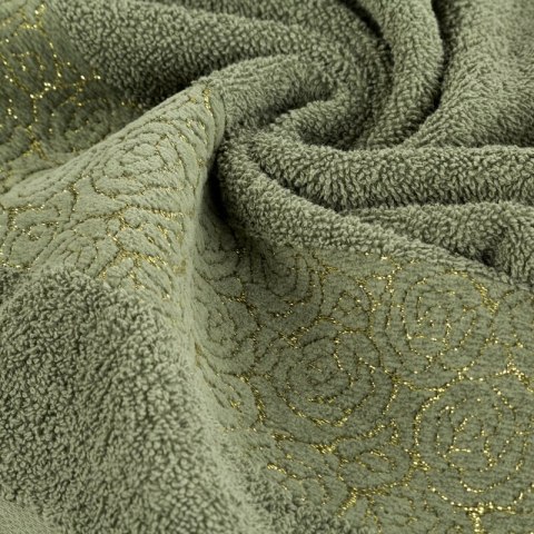 RĘCZNIK IRIS (07) 50 X 90 CM CIEMNOZIELONY