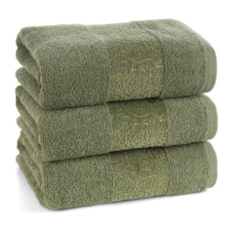 RĘCZNIK IRIS (07) 70 X 140 CM CIEMNOZIELONY