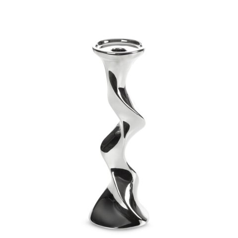 ŚWIĄTECZNA CERAMIKA O 11 X 32 CM SREBRNY