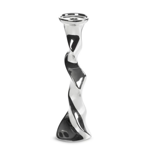 ŚWIĄTECZNA CERAMIKA O 12 X 39 CM SREBRNY