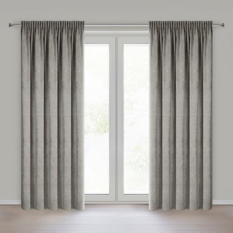 ZASŁONA GOTOWA NESKA NA TAŚMIE 140 X 270 CM BEŻOWY