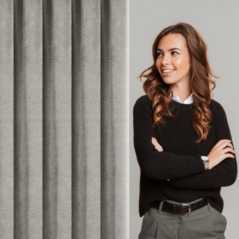 ZASŁONA GOTOWA NESKA NA TAŚMIE 140 X 270 CM BEŻOWY