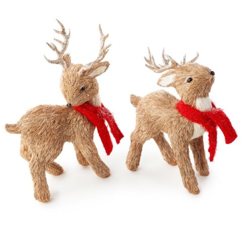 FIGURKA ŚWIĄTECZNA 21 X 11 X 26 CM BRĄZOWY