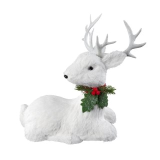 FIGURKA ŚWIĄTECZNA 40 X 15 X 30 CM BIAŁY